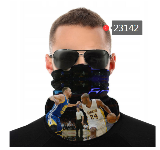 NBA 2021 Los Angeles Lakers #24 kobe bryant 23142 Dust mask with filter->nba dust mask->Sports Accessory